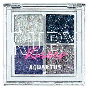 Ruby Kiss Glitter Gem Eye Shadow Palette #GGP02 Aquarius Eyeshadow Palette